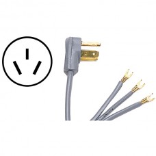 3-Wire Open-End-Connector 50-Amp Range Cord, 4ft
