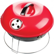 14-Inch Portable Charcoal Grill (Red)