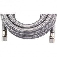 Braided Stainless Steel Ice Maker Connector, 10ft