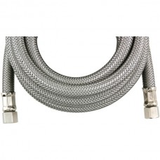 Braided Stainless Steel Ice Maker Connector, 8ft