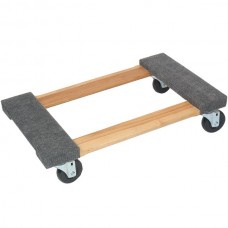 Wood 4-Wheel Piano Carpeted Dolly