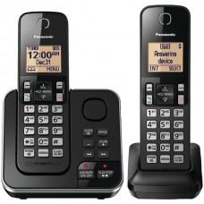 2-Handset Expandable Cordless Phone with Answering System