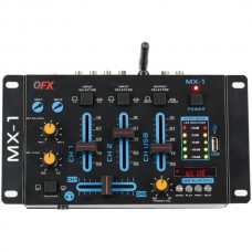 3-Channel MX-1 Professional Mixer