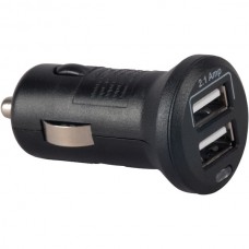 2.1-Amp 2-Outlet DC to USB Mini Power Adapter