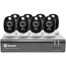 1080p Full HD Surveillance System Kit with 8-Channel 1 TB DVR and Eight 1080p Cameras