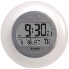 Atomic Wall Clock with Thermometer