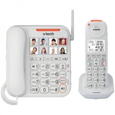 Amplified Corded/Cordless Answering System with Big Buttons & Display
