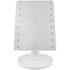 16-LED Lighted Vanity Mirror (White)